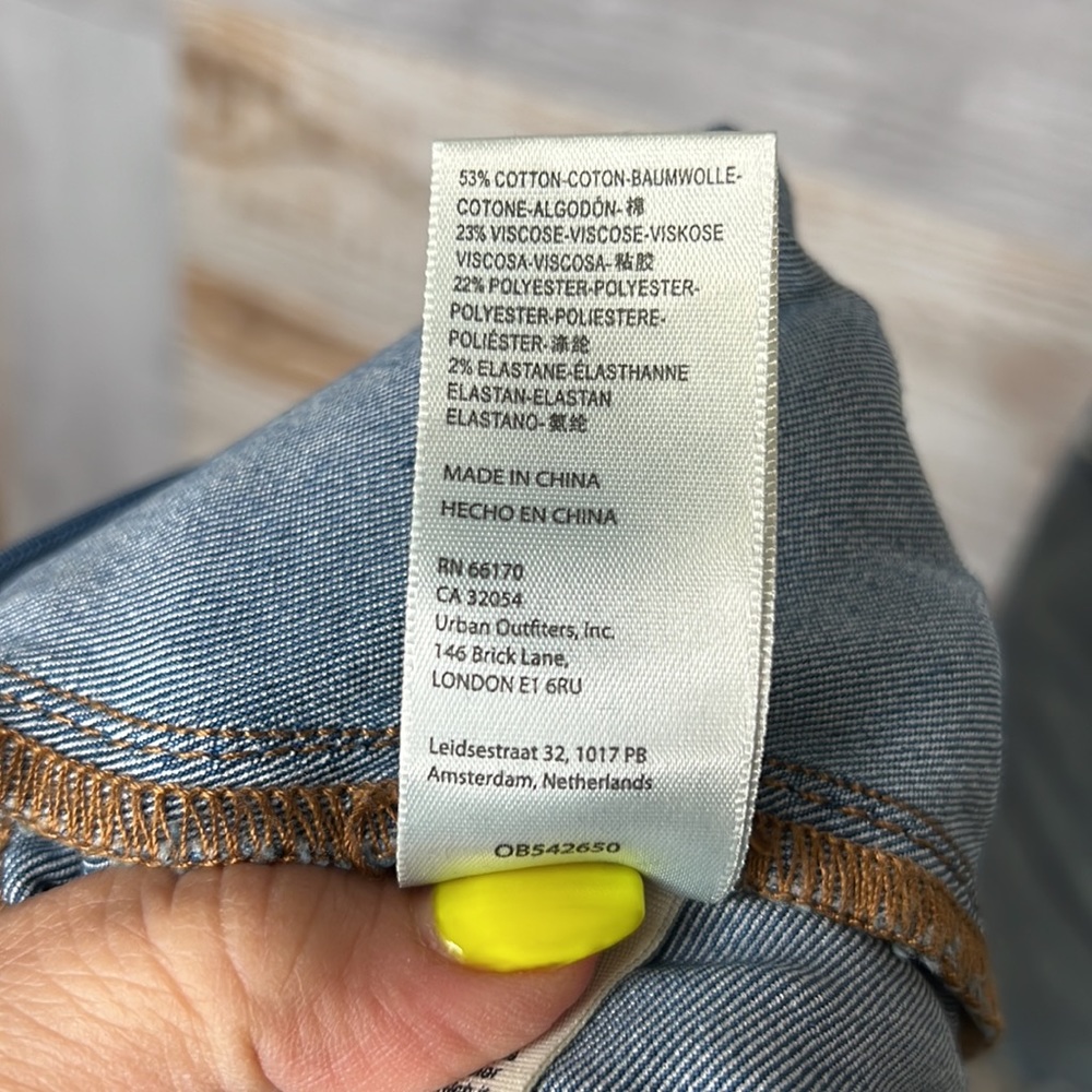 Free People Penny Pull-On Flare Jeans blue size 31 - Picture 6 of 7